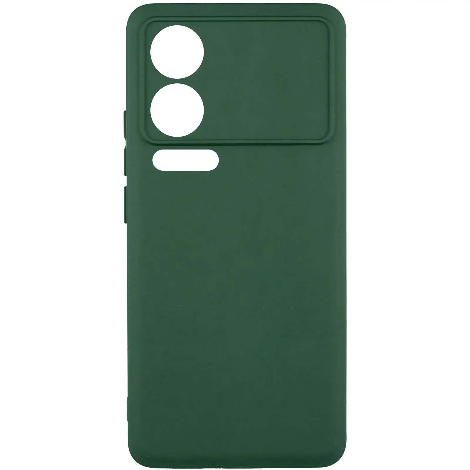 Etui Silicone Cover do Xiaomi 17 Pro, Zielony / Dark green, TPU (termopoliuretan)