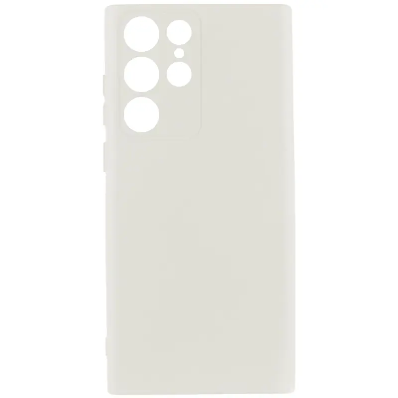 Etui Silicone Cover do Samsung Galaxy S26 Ultra, Biały / White, TPU (termopoliuretan)