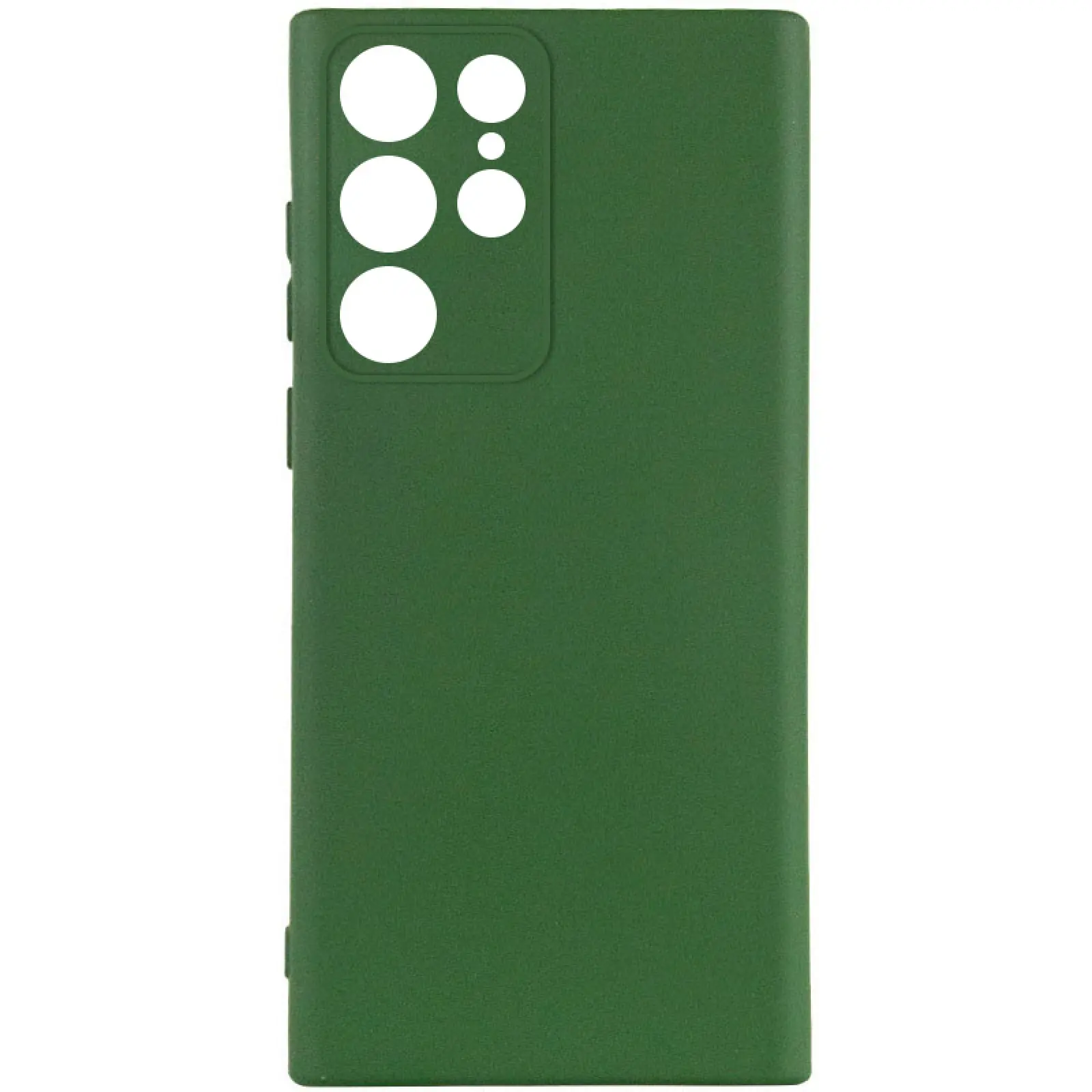 Etui Silicone Cover do Samsung Galaxy S26 Ultra, Zielony / Dark green 1, TPU (termopoliuretan)