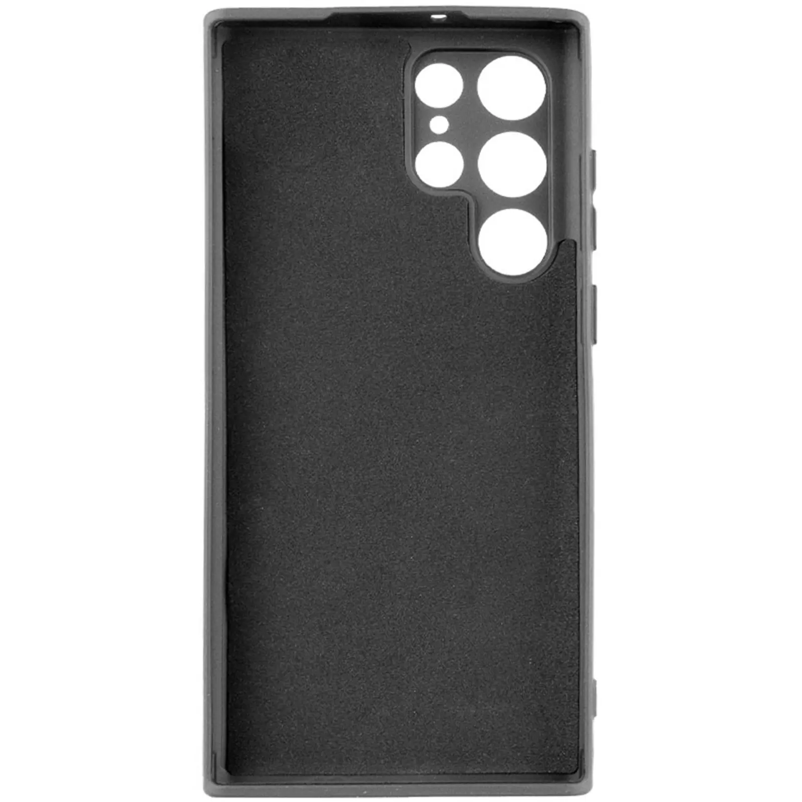 Etui Silicone Cover do Samsung Galaxy S26 Ultra, Czarny / Black 2, TPU (termopoliuretan)