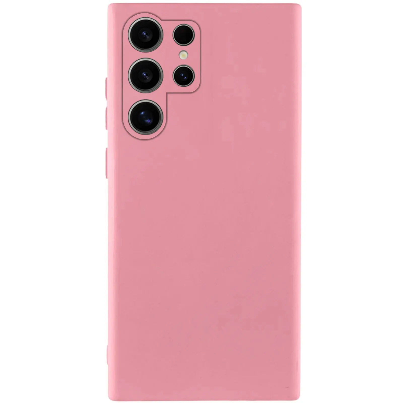 Чохол Silicone Cover (AA) для Samsung Galaxy S26 Ultra, Рожевий / Light pink, TPU (термополіуретан)