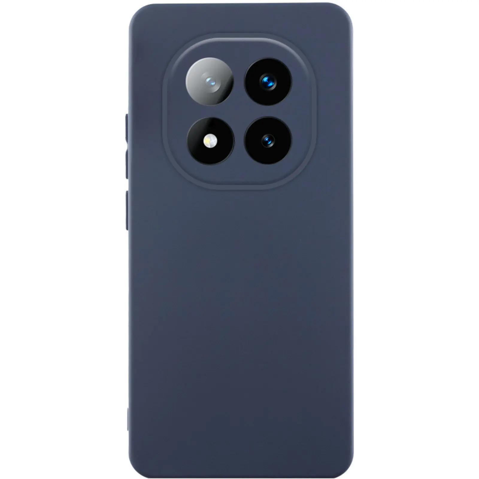 Etui Silicone Cover do Xiaomi Redmi Note 15 Pro 4G, Ciemno-niebieski / Midnight blue, TPU (termopoliuretan)