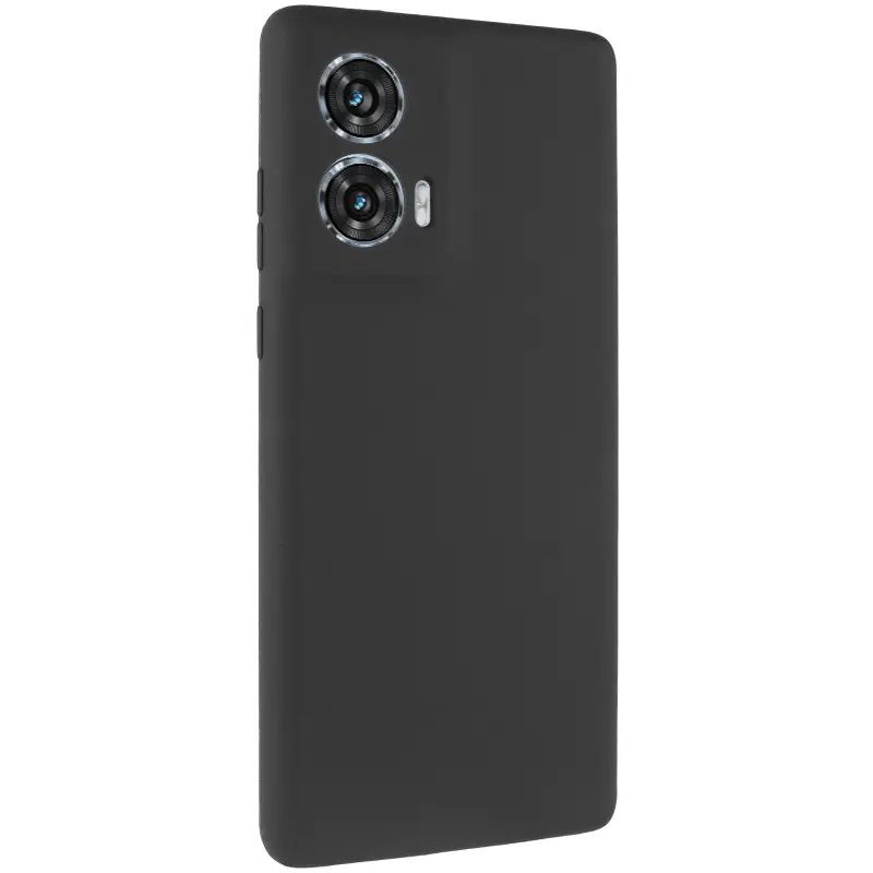Etui Silicone Cover do Motorola Edge 70 Fusion / 70 Fusion+, Czarny / Black, TPU (termopoliuretan)