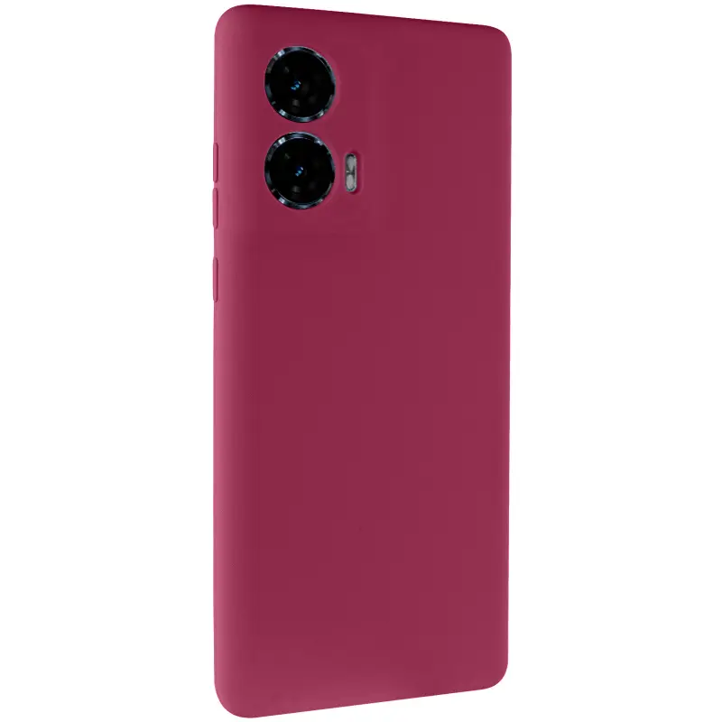 Etui Silicone Cover do Motorola Edge 70 Fusion / 70 Fusion+, Bordeaux / Marsala, TPU (termopoliuretan)