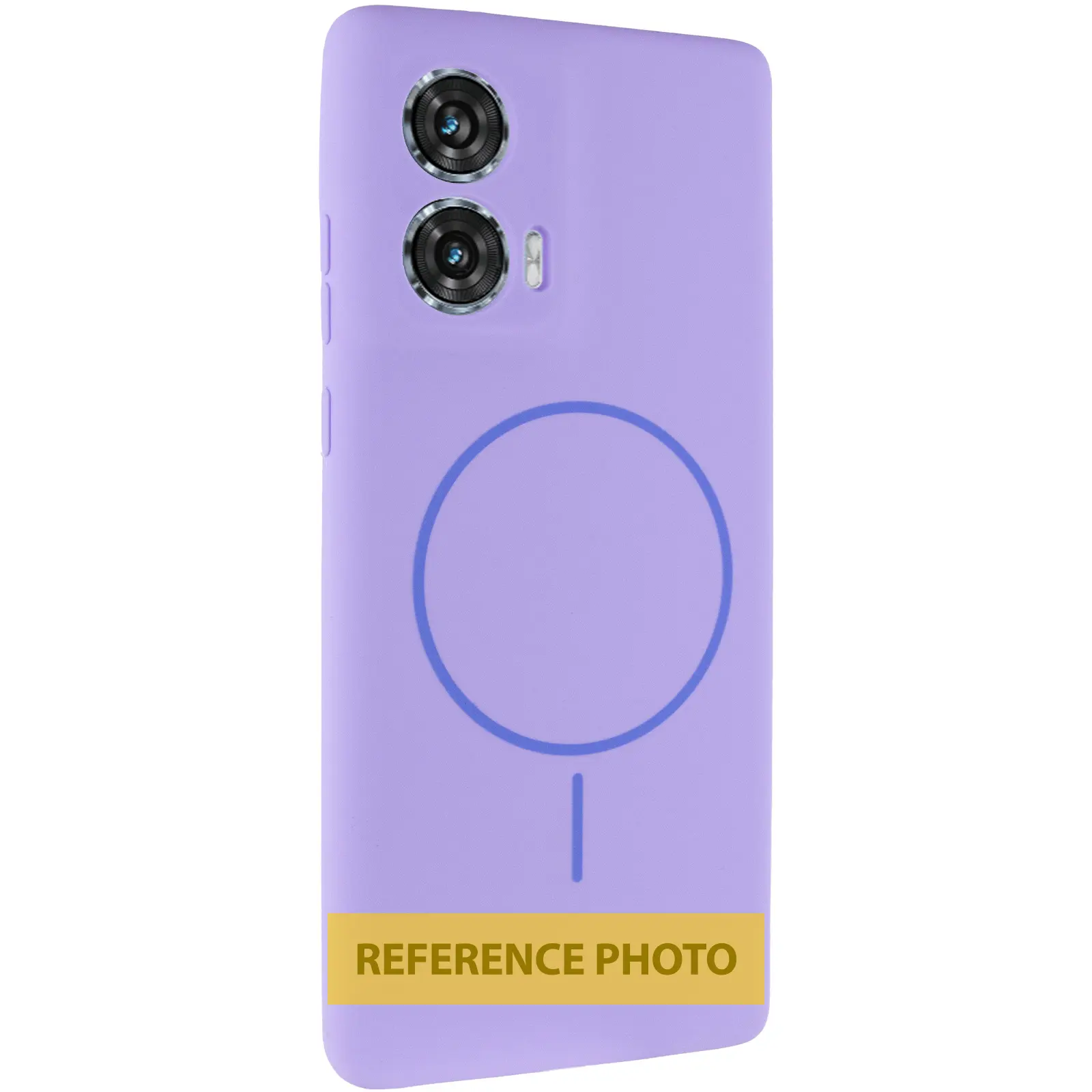 Silicone Cover with MagFit do Samsung Galaxy S21, Lilac / Dasheen, Silikon