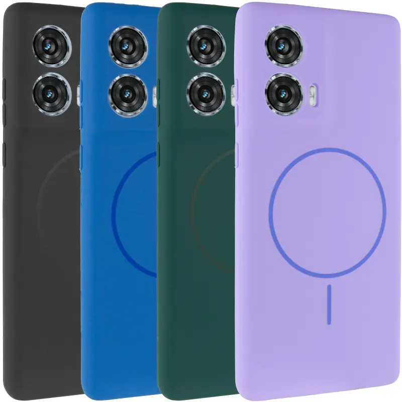 Silicone Cover with MagFit do Motorola Edge 50 Fusion, Silikon