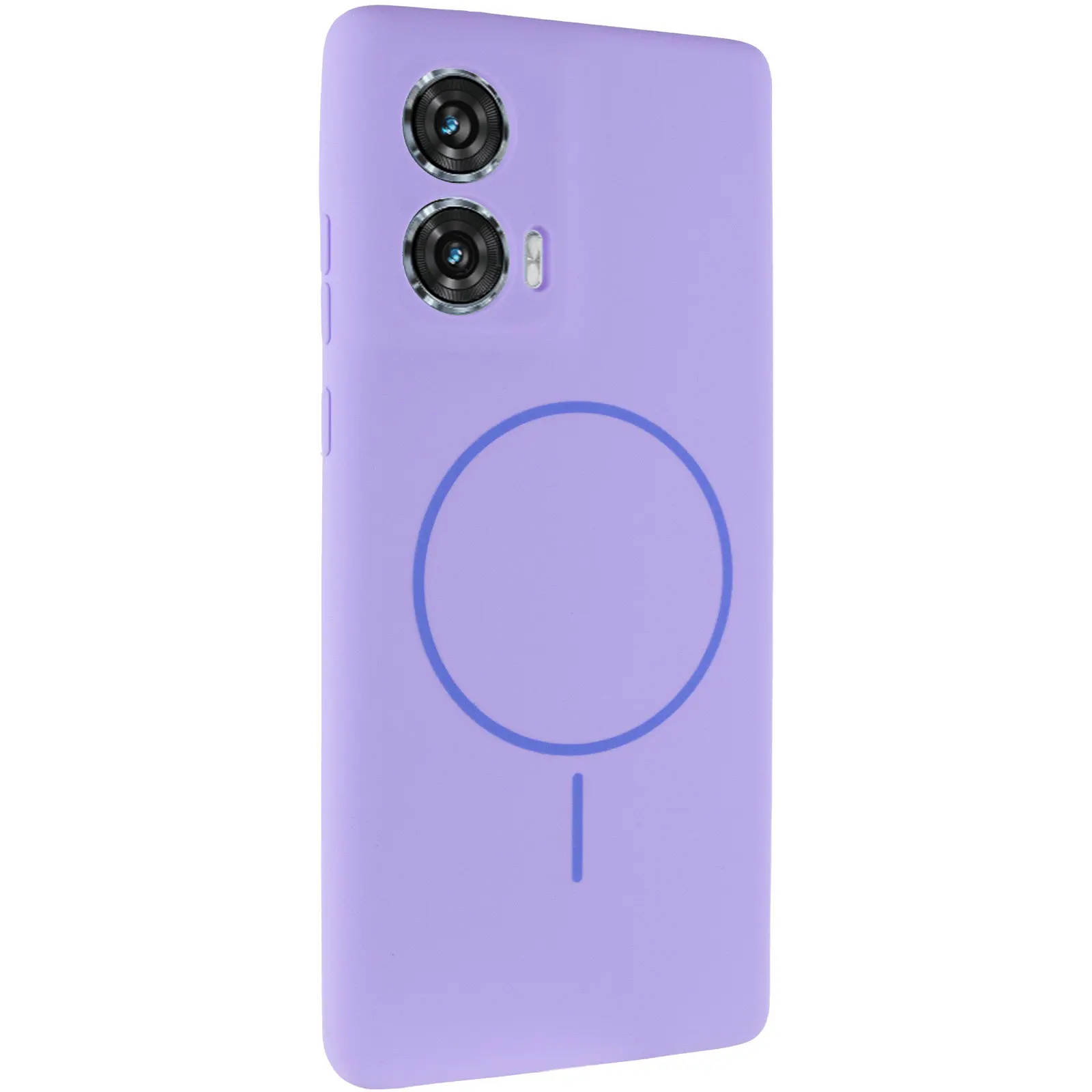 Silicone Cover with MagFit do Motorola Edge 50 Fusion, Lilac / Dasheen, Silikon
