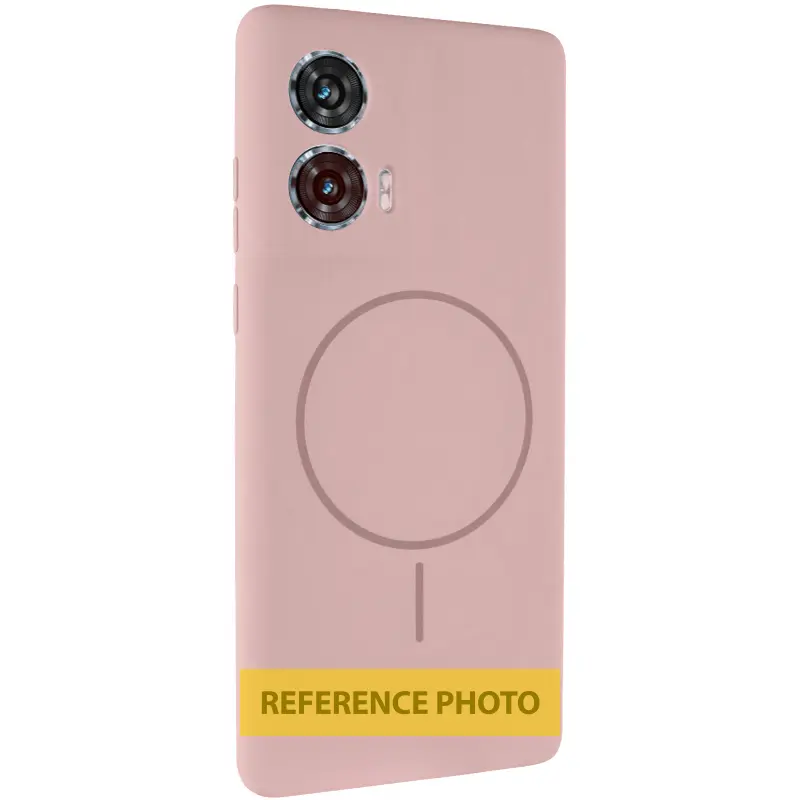 Silicone Cover with MagFit do Samsung Galaxy A37 5G, Różowy / Pink Sand, Silikon