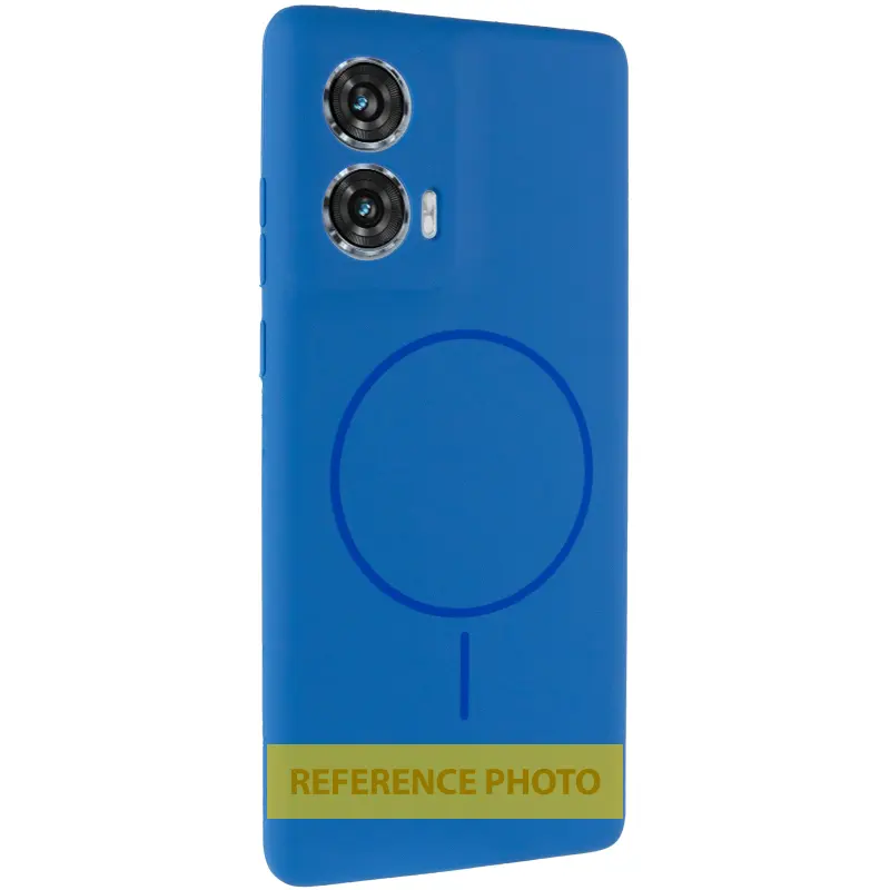 Silicone Cover with MagFit do Xiaomi Poco X8 Pro Max, Niebieski / Navy Blue, Silikon