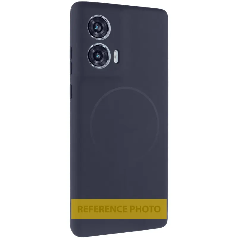 Silicone Cover with MagFit do Samsung Galaxy S26 FE, Ciemno-niebieski / Midnight blue, Silikon