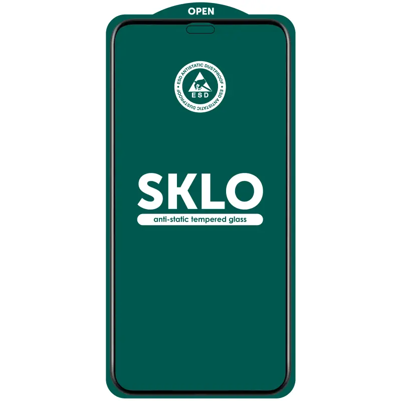 Захисне скло SKLO Premium 5D Чорна Рамка для Apple iPhone 11 (6.1") / XR, Чорний 1, Загартоване скло