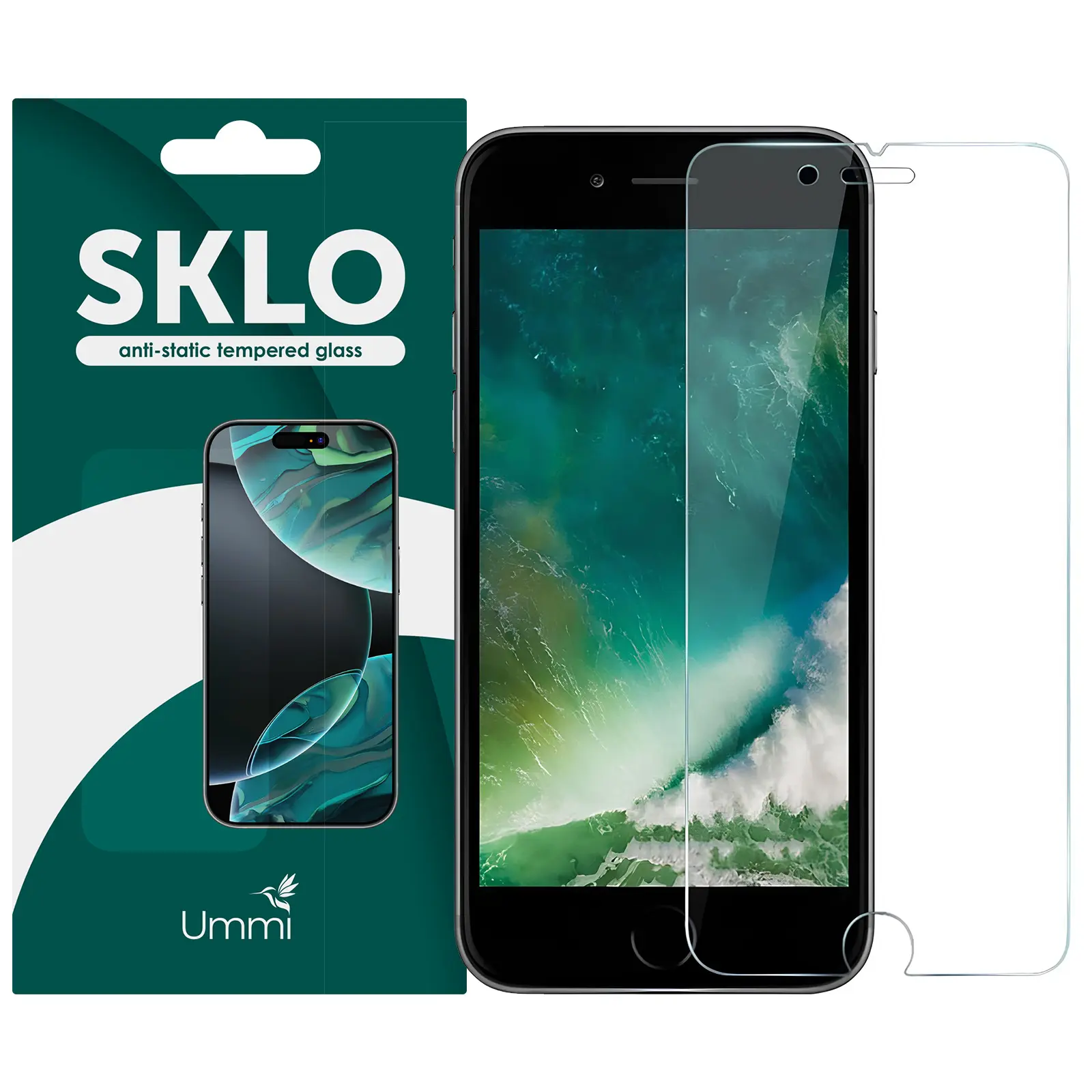Захисне скло SKLO Premium 2,5D для Apple iPhone 7 / 8 / SE (2020) (4.7"), Загартоване скло