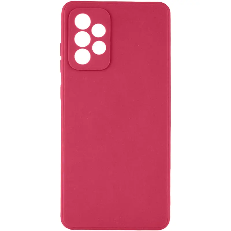 Etui TPU Candy Full Camera do Samsung Galaxy A53 5G, Bordeaux / Burgundy, TPU