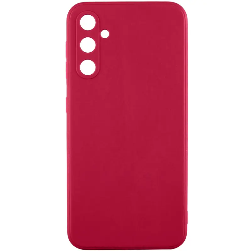 Силіконовий чохол Candy Full Camera для Samsung Galaxy S24+, Бордовий / Burgundy, TPU