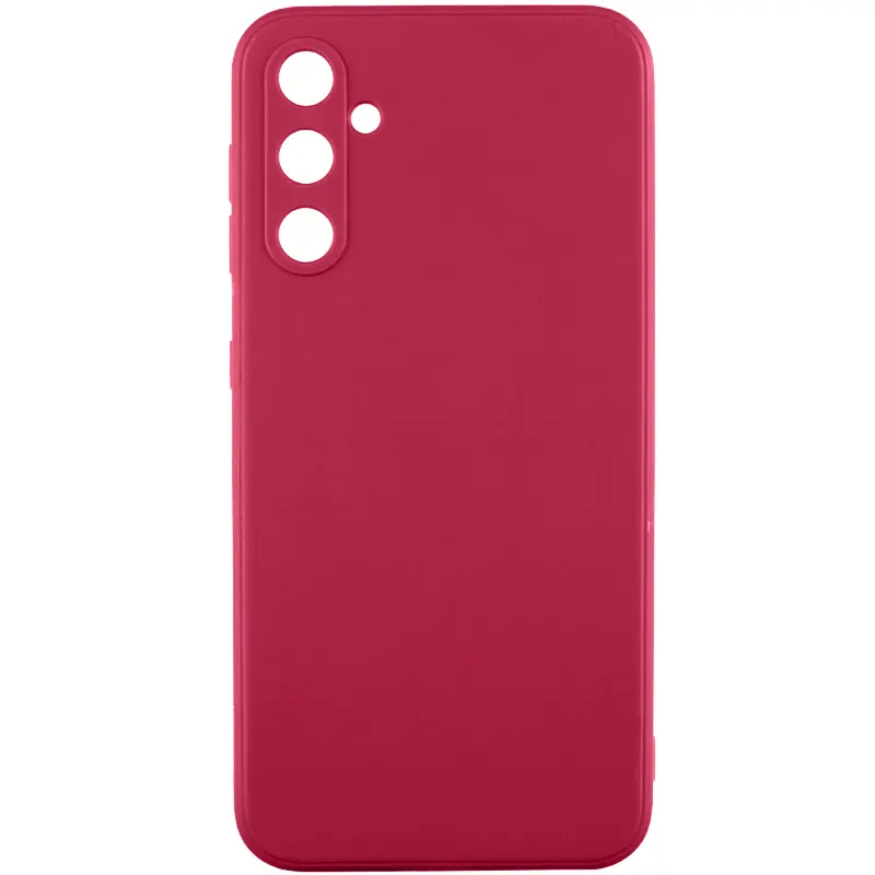 Силіконовий чохол Candy Full Camera для Samsung Galaxy A36 5G, Бордовий / Burgundy, TPU