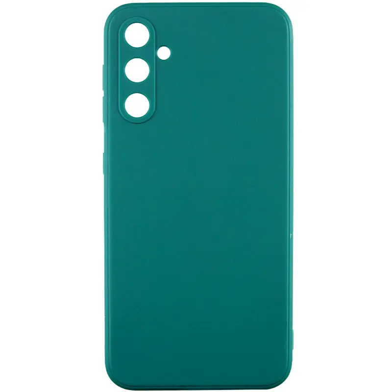 Силіконовий чохол Candy Full Camera для Samsung Galaxy A36 5G, Зелений / Dark green, TPU