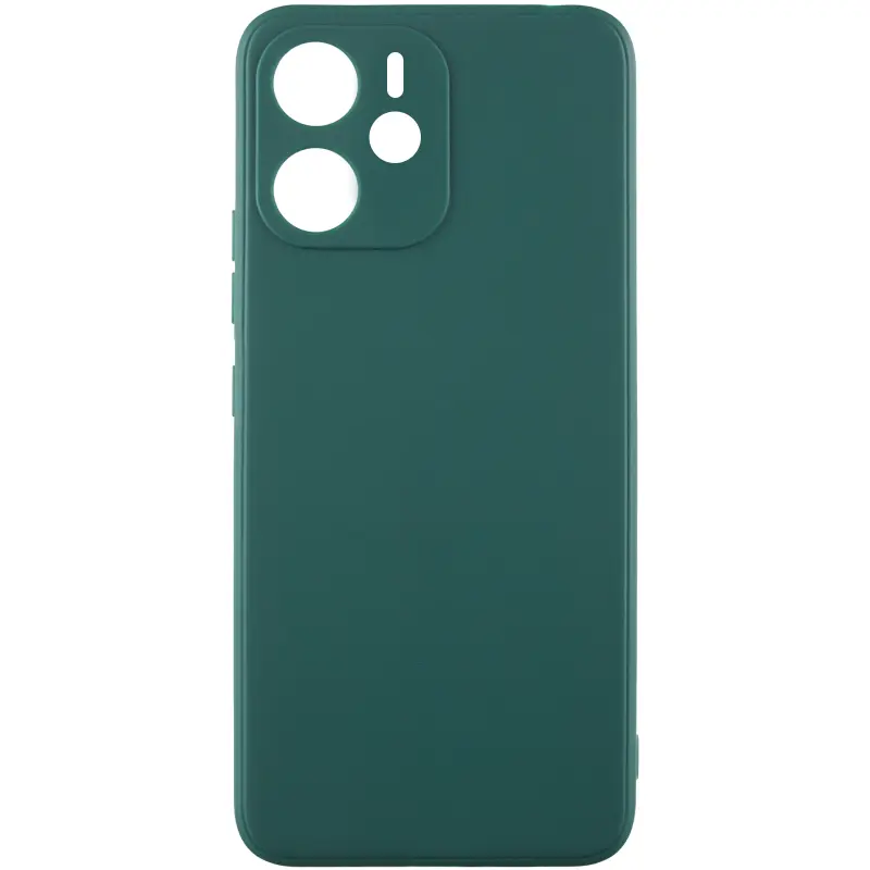 Силіконовий чохол Candy Full Camera для Xiaomi Redmi Note 14 4G (Europe version), Зелений / Dark green, TPU