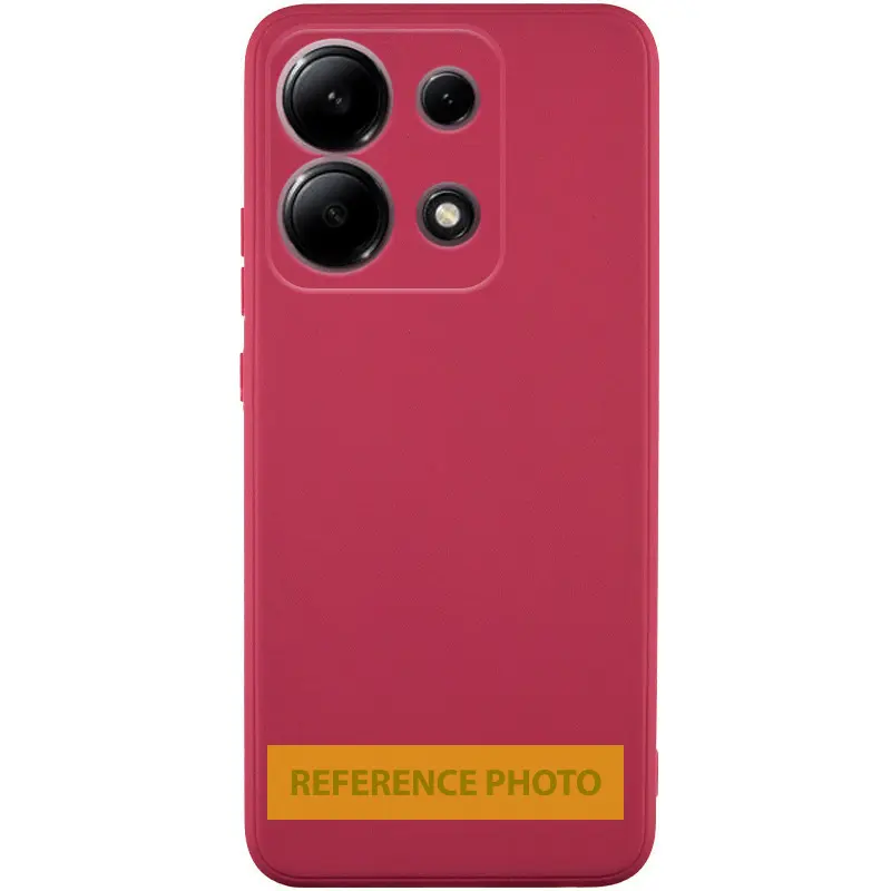 Etui TPU Candy Full Camera do Xiaomi Redmi 15C (EU), Bordeaux / Burgundy, TPU