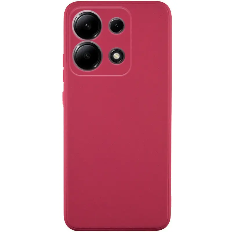 Etui TPU Candy Full Camera do Xiaomi Redmi Note 15 4G/5G (EU), Bordeaux / Burgundy, TPU