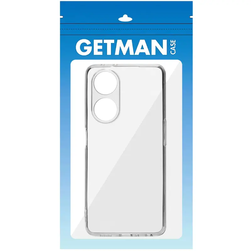 TPU чохол GETMAN Transparent 2,0mm для Oppo Reno 13F 5G / 13FS 5G, Clear 1, TPU