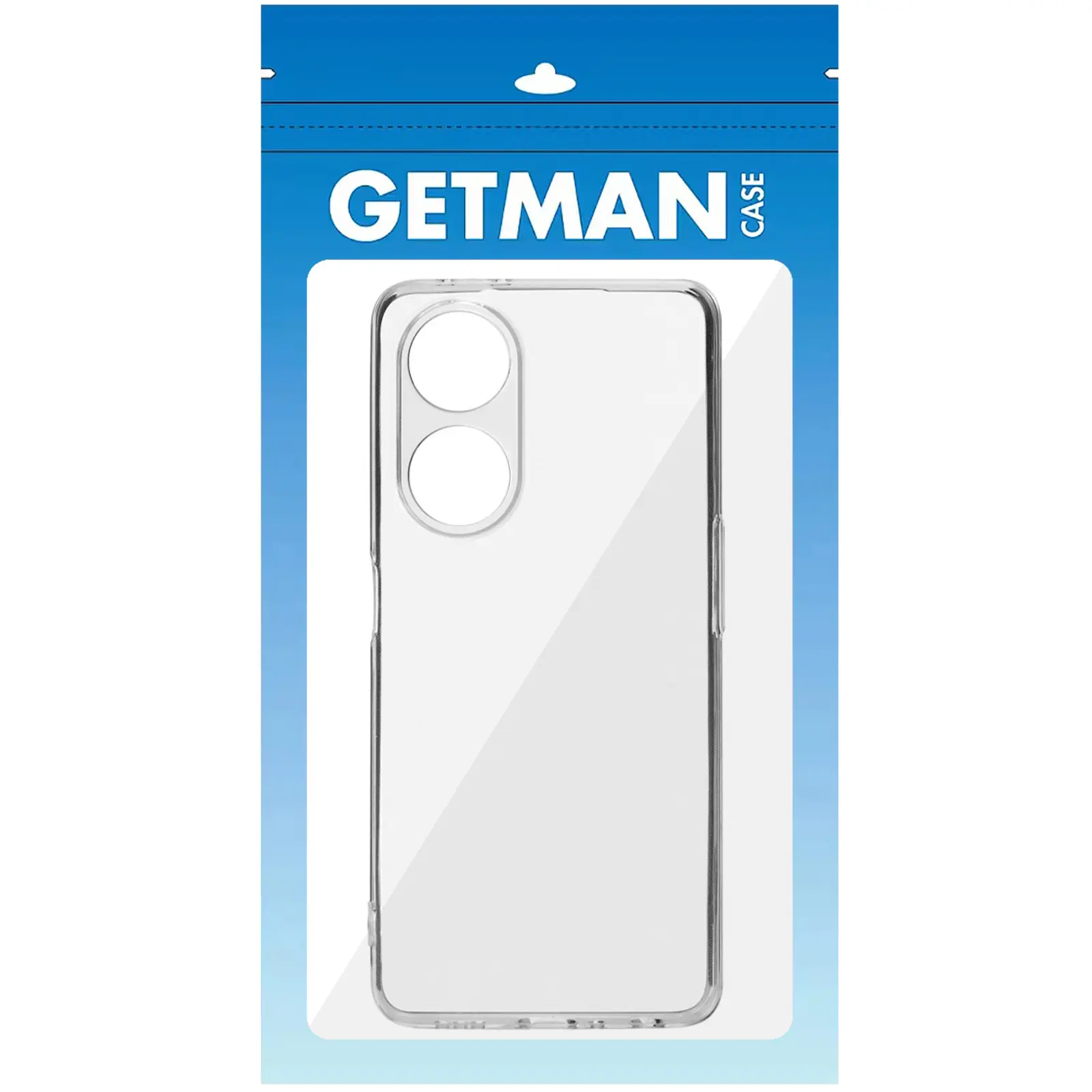 TPU чохол GETMAN Transparent 2,0mm для Oppo Reno 13F 5G / 13FS 5G, Clear 1, TPU