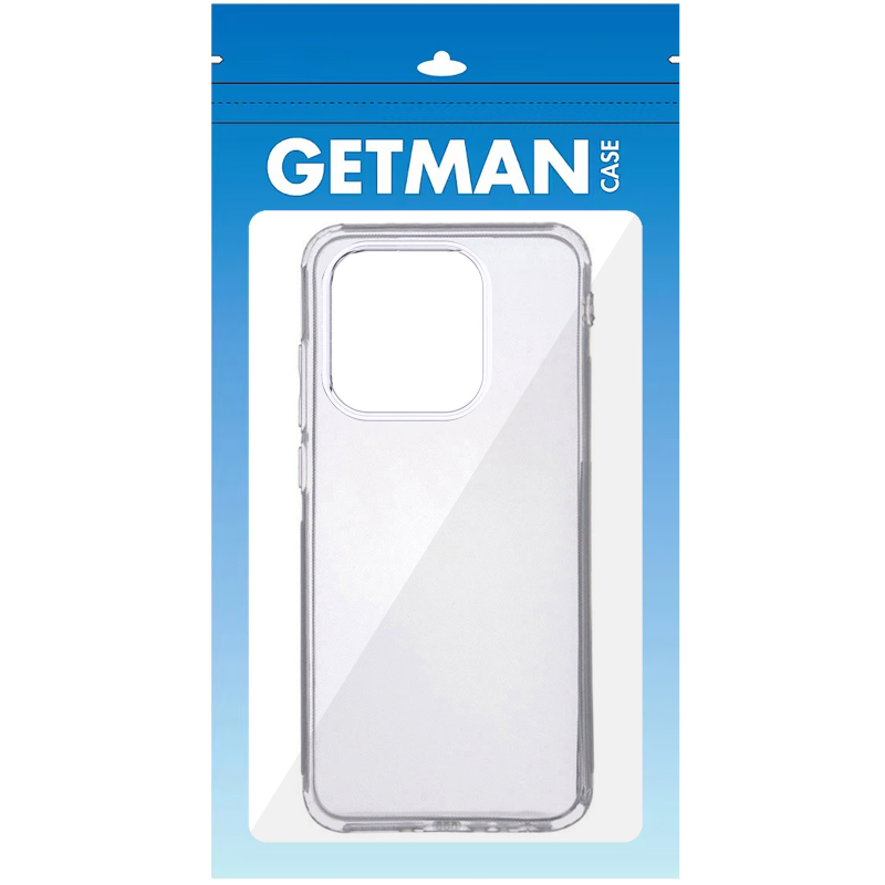 TPU чохол GETMAN Transparent 2,0mm для Oppo Reno 16, Clear 1, TPU