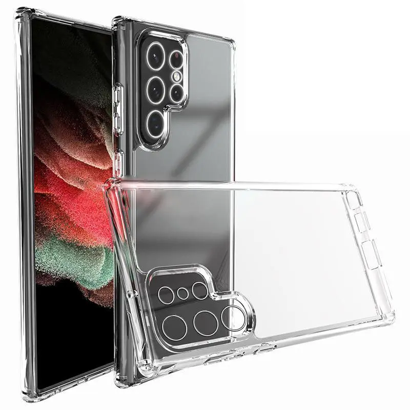 TPU чехол Transparent 1,0mm для Samsung Galaxy S23 Ultra, TPU