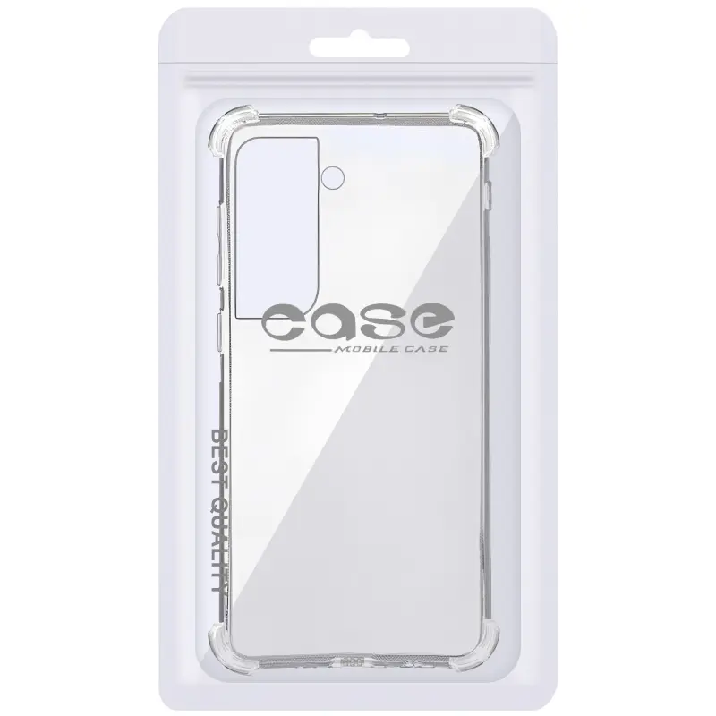 Etui TPU Ease Logo Anti Shock Transparent do Samsung Galaxy S21 FE, Clear 1, TPU