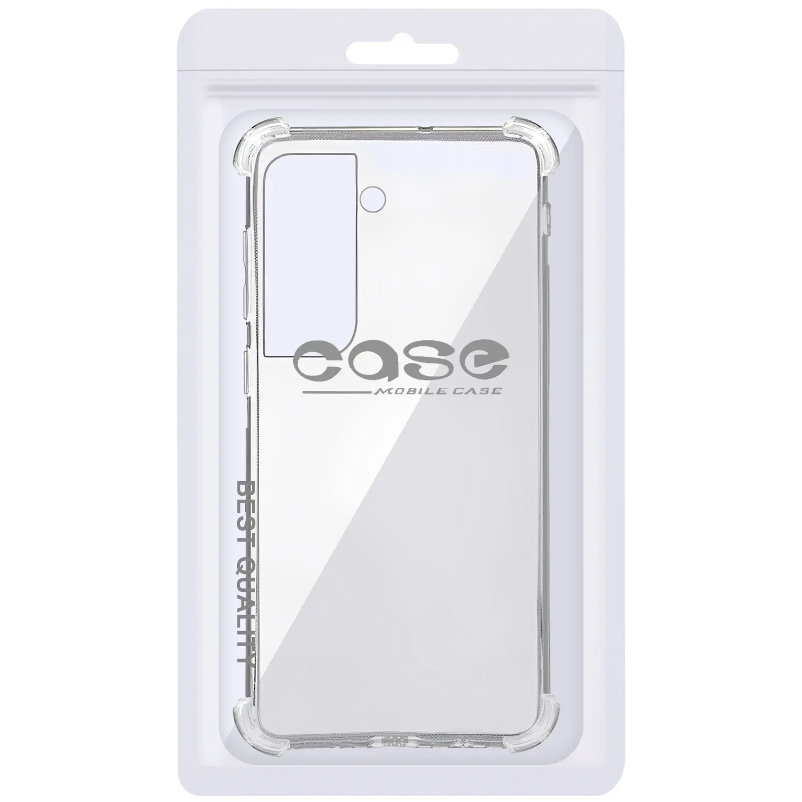 Etui TPU Ease Logo Anti Shock Transparent do Samsung Galaxy S21 FE, Clear 1, TPU