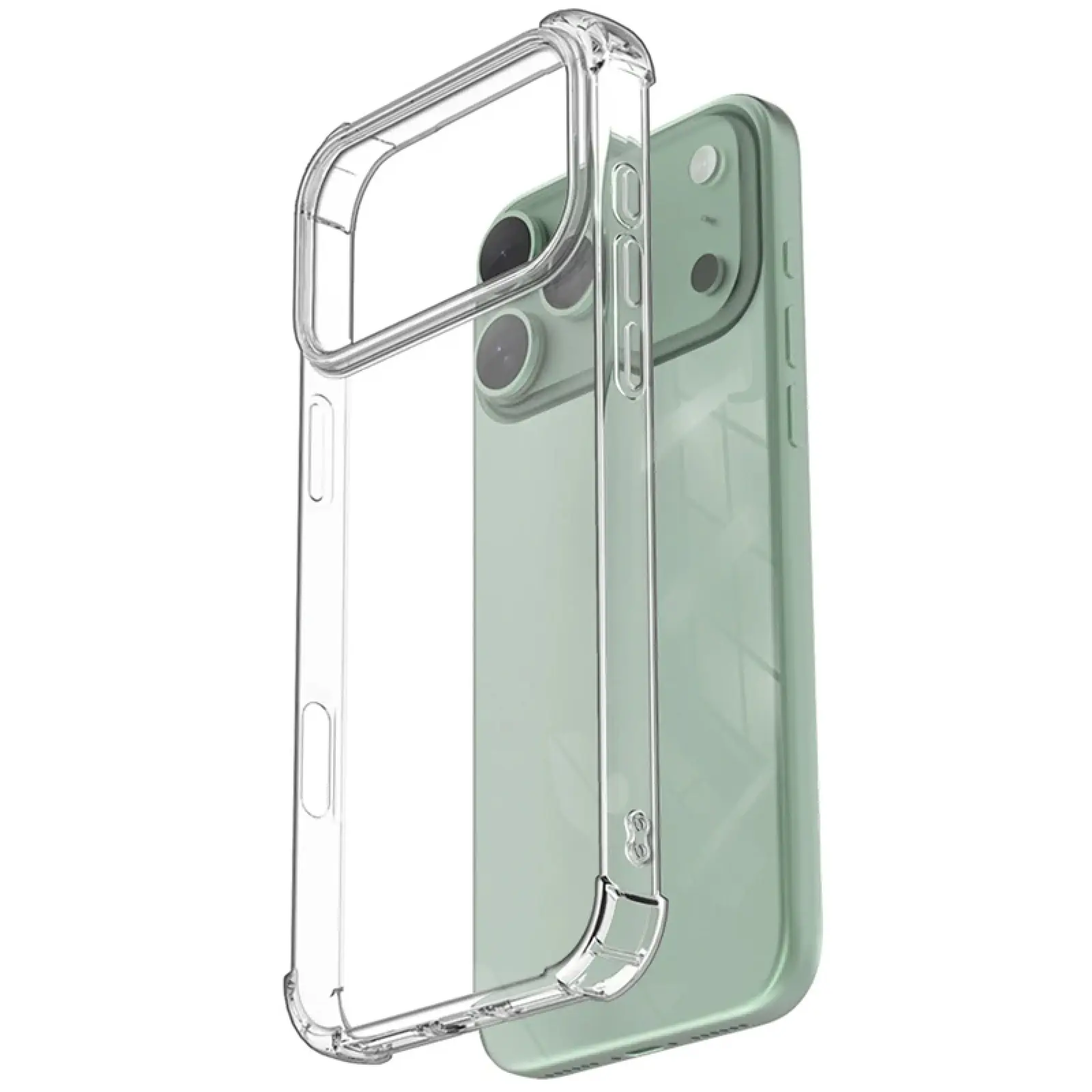 Etui TPU Ease Logo Anti Shock Transparent do Apple iPhone 17 Pro Max (6.9"), Clear 3, TPU