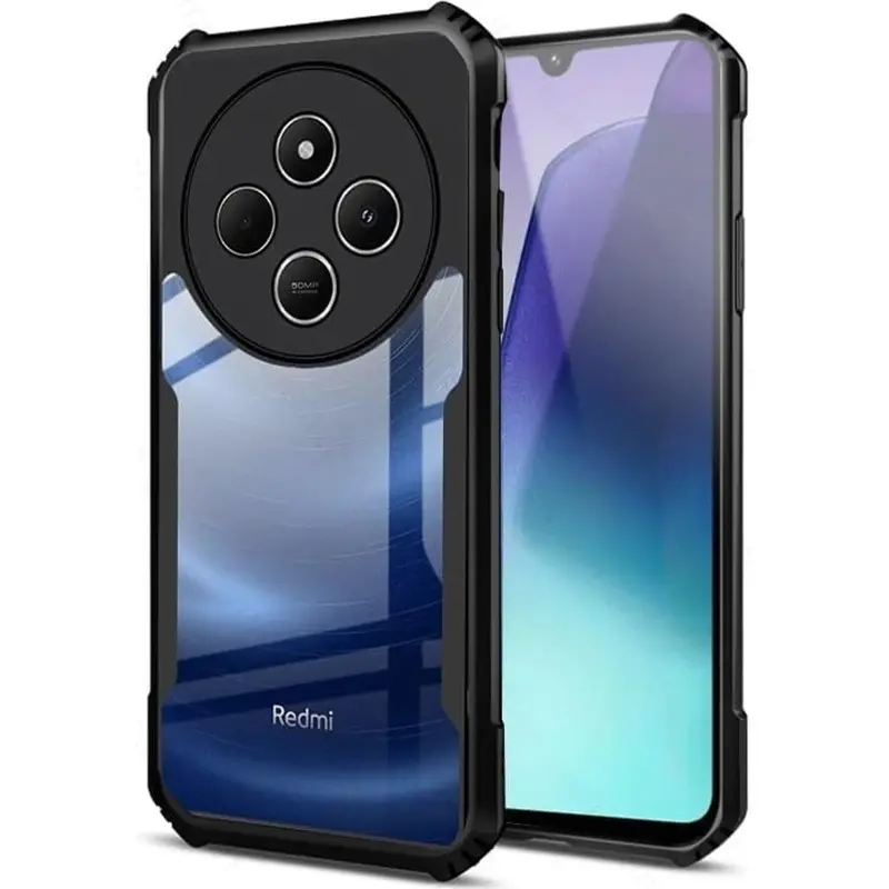 TPU чохол Anti Drop для Xiaomi Redmi 14C / Poco C75, Black, TPU