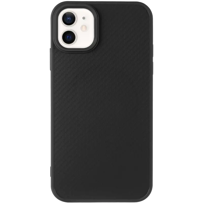 TPU чохол Carbon Protective with Magsafe для Apple iPhone 11 (6.1"), Black 2, TPU