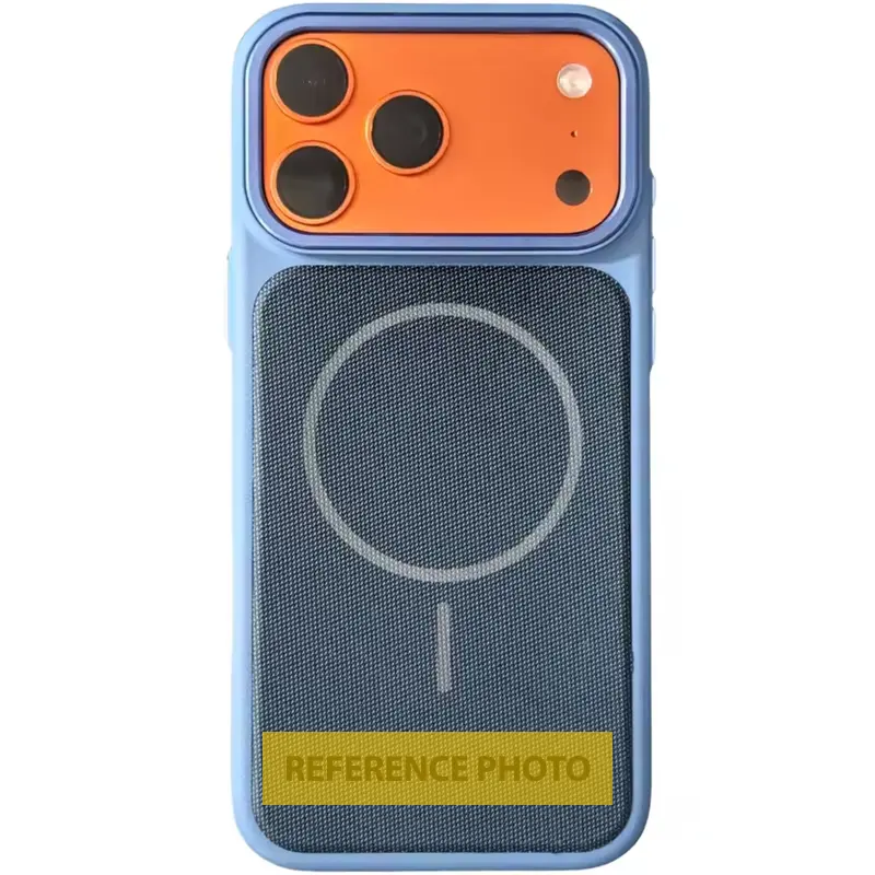 Etui TPU TechWoven Hybrid with MagSafe do Apple iPhone 16 Pro (6.3"), Blue, Tekstylny