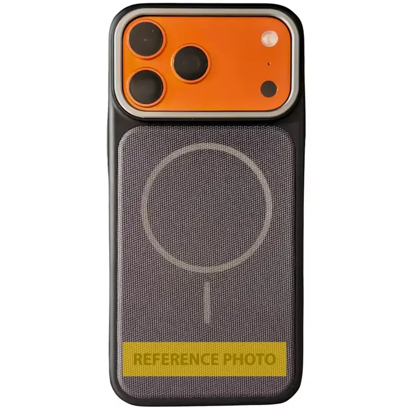 Case TPU TechWoven Hybrid with MagSafe for Apple iPhone 17 Air (6.5"), Black / Purple, Textile