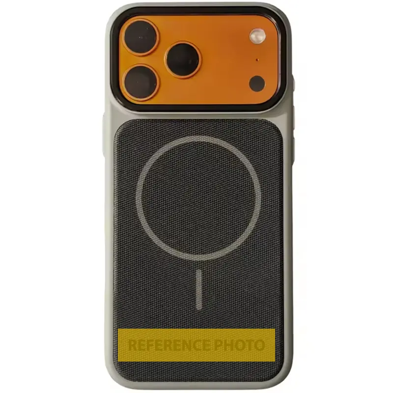 Case TPU TechWoven Hybrid with MagSafe for Apple iPhone 17 Air (6.5"), Grey / Black, Textile