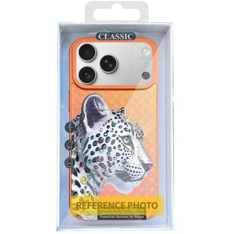 Etui TPU+PC Crystal Hunt with Magnetic Fit do Apple iPhone 16 (6.1"), Orange 1, TPU+PC