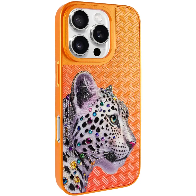 Etui TPU+PC Crystal Hunt with MagSafe do Apple iPhone 16 Pro (6.3"), Orange, TPU+PC