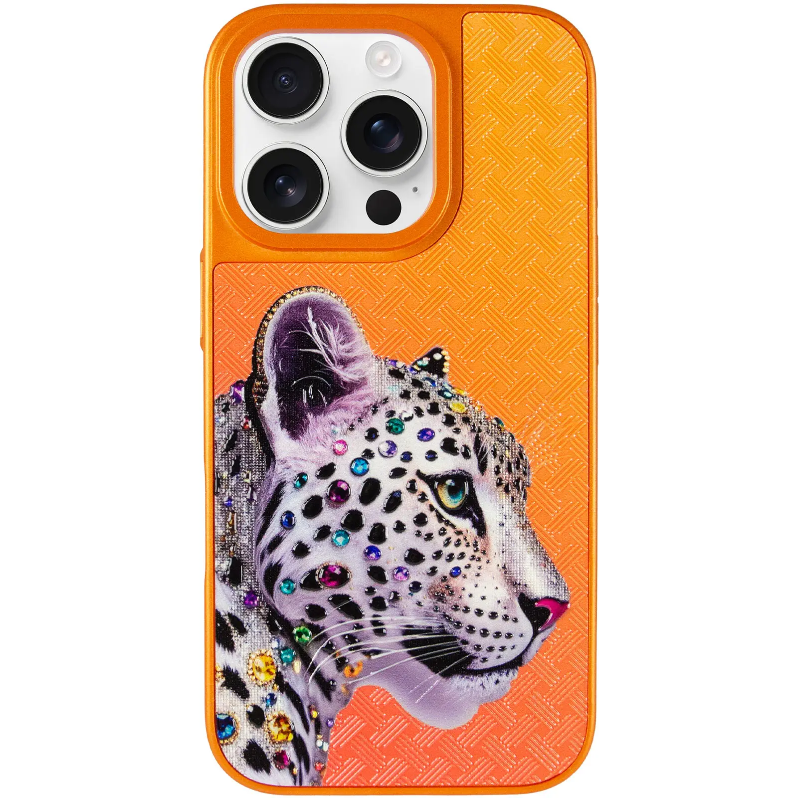 Etui TPU+PC Crystal Hunt with MagSafe do Apple iPhone 16 Pro (6.3"), Orange 1, TPU+PC