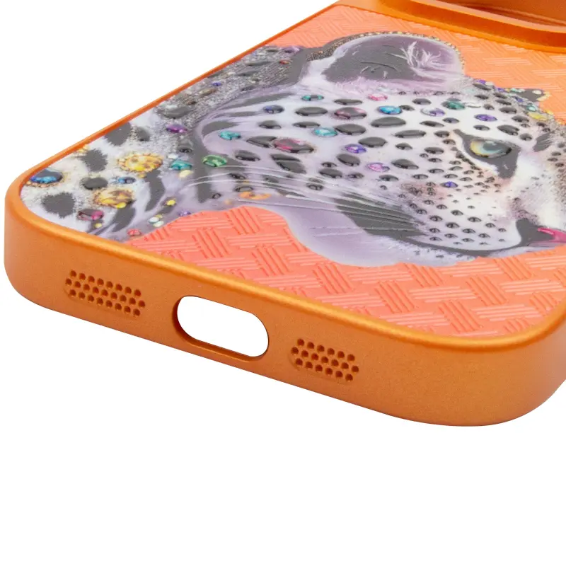 Etui TPU+PC Crystal Hunt with MagSafe do Apple iPhone 16 Pro (6.3"), Orange 4, TPU+PC