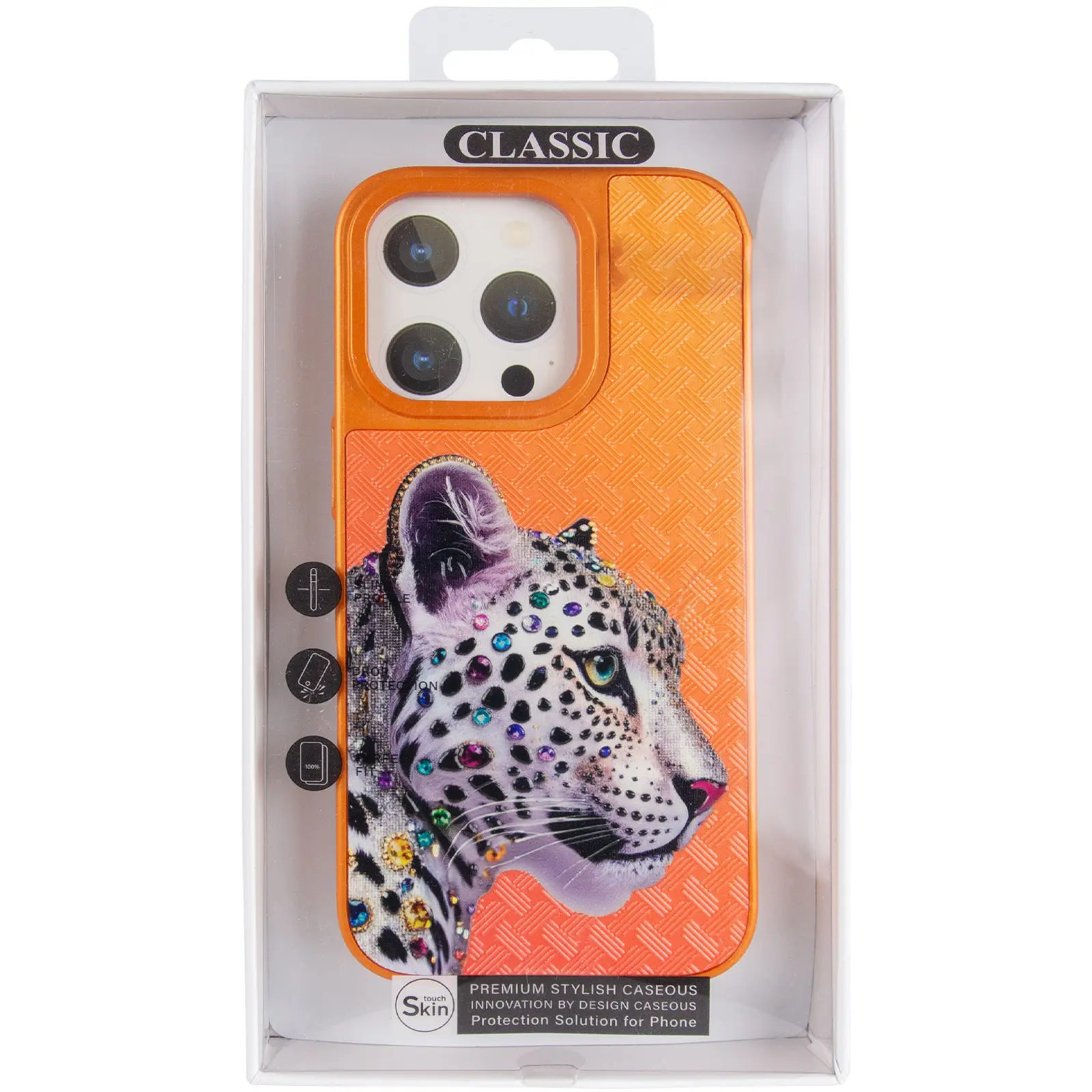 Etui TPU+PC Crystal Hunt with MagSafe do Apple iPhone 16 Pro (6.3"), Orange 5, TPU+PC