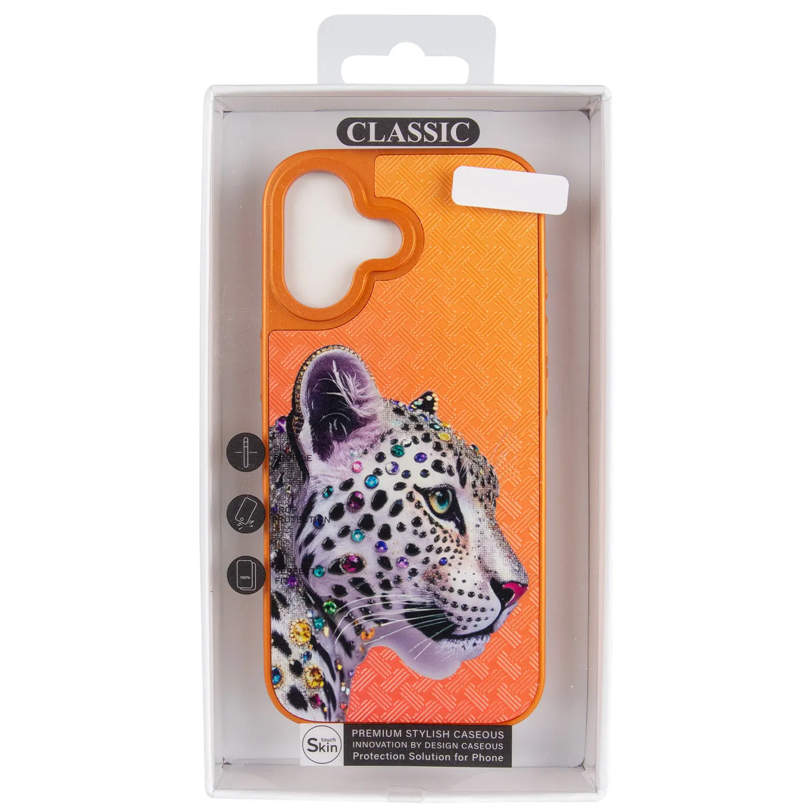 Etui TPU+PC Crystal Hunt with MagSafe do Apple iPhone 17 (6.3"), Orange 5, TPU+PC