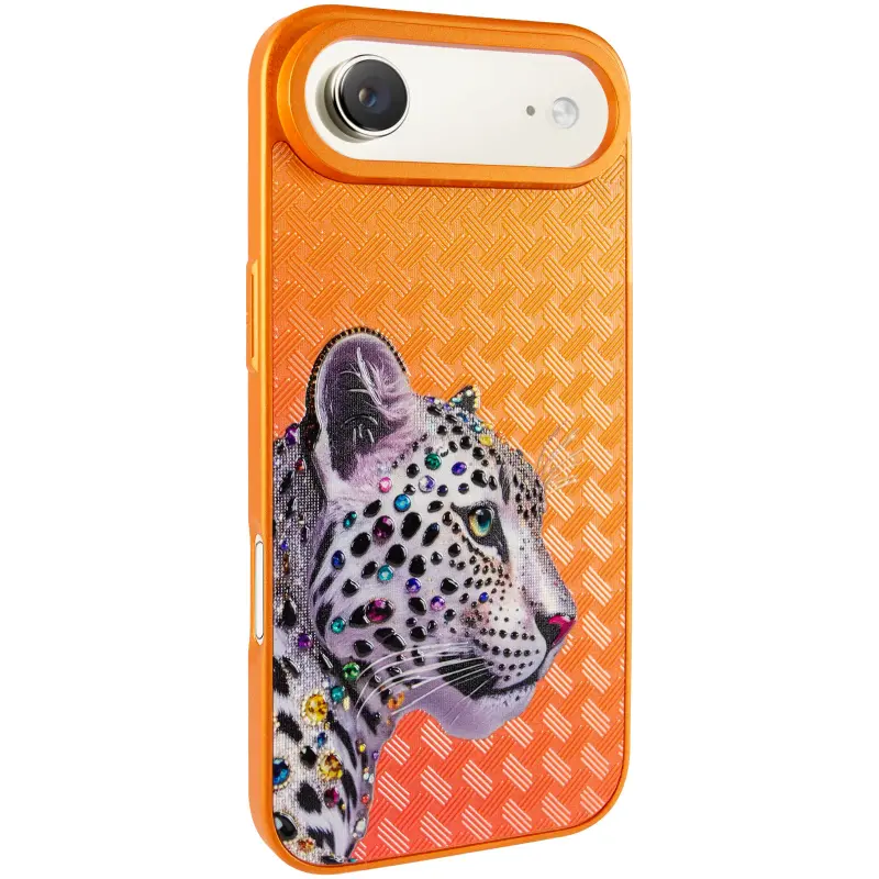 Etui TPU+PC Crystal Hunt with MagSafe do Apple iPhone 17 Air (6.5"), Orange, TPU+PC
