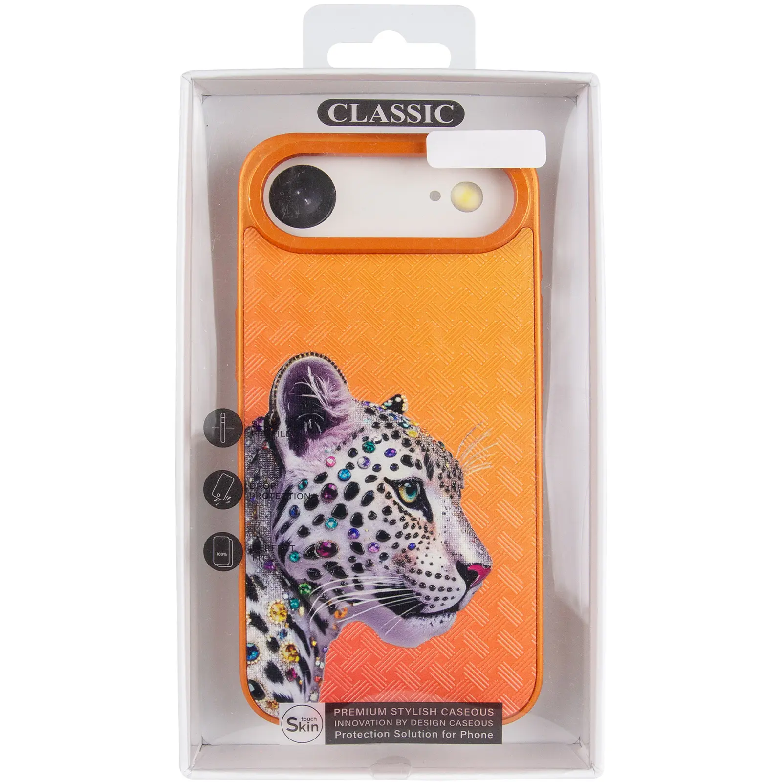 Etui TPU+PC Crystal Hunt with MagSafe do Apple iPhone 17 Air (6.5"), Orange 5, TPU+PC