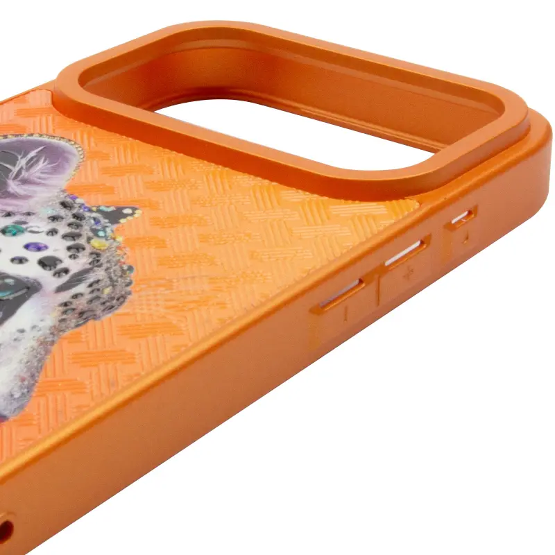 Etui TPU+PC Crystal Hunt with MagSafe do Apple iPhone 17 Pro Max (6.9"), Orange 2, TPU+PC