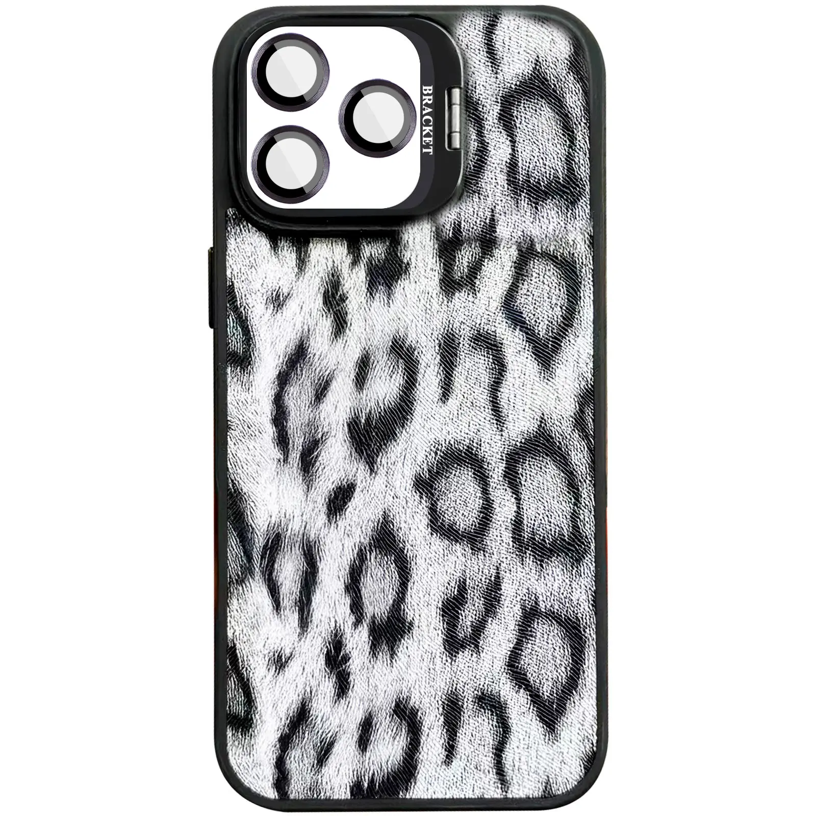 Etui TPU+PC Wild Leopard with MagSafe and Lens do Apple iPhone 16 Pro (6.3"), Black, TPU+PC