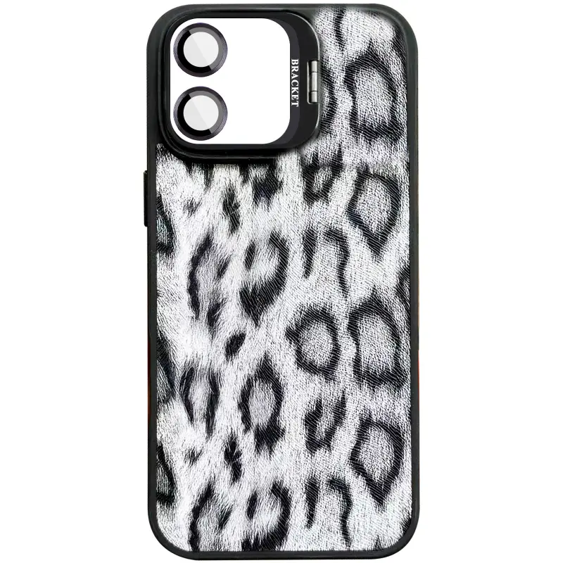 Etui TPU+PC Wild Leopard with MagSafe and Lens do Apple iPhone 17 (6.3"), Black, TPU+PC
