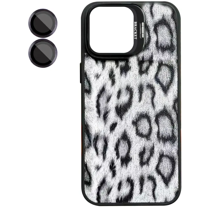 Etui TPU+PC Wild Leopard with MagSafe and Lens do Apple iPhone 17 (6.3"), Black 1, TPU+PC