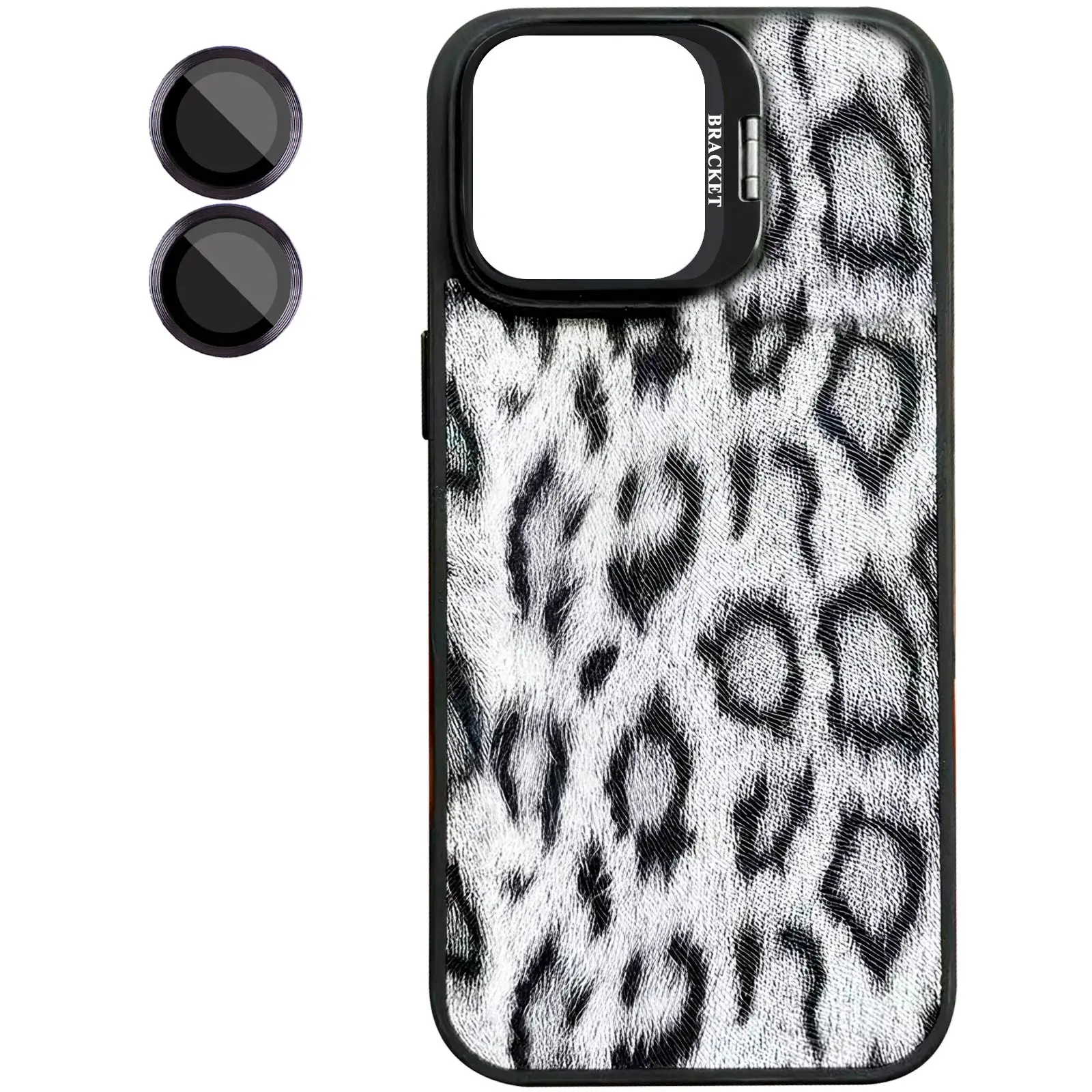 Etui TPU+PC Wild Leopard with MagSafe and Lens do Apple iPhone 17 (6.3"), Black 1, TPU+PC
