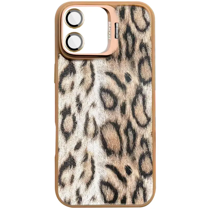 Etui TPU+PC Wild Leopard with MagSafe and Lens do Apple iPhone 17 (6.3"), Brown, TPU+PC