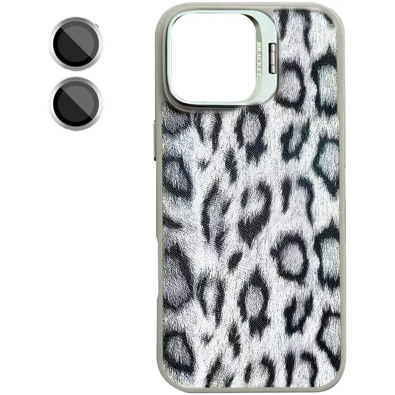 Etui TPU+PC Wild Leopard with MagSafe and Lens do Apple iPhone 17 (6.3"), Grey 2, TPU+PC